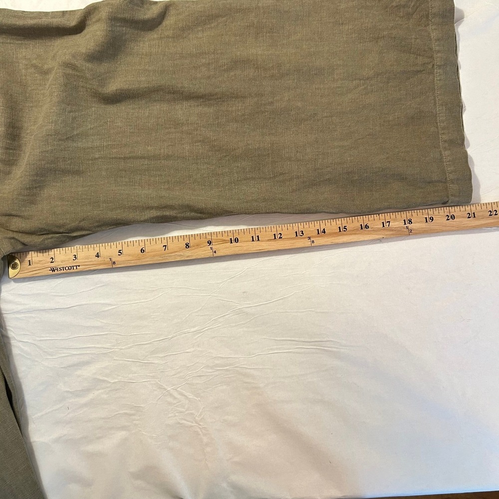 Universal Thread‎ Wide Leg Linen Blend Jumpsuit Olive Green XS - Picture 5 of 8